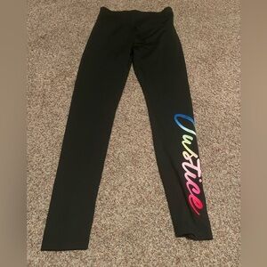 Girls justice stretch pants size xl(16-18)